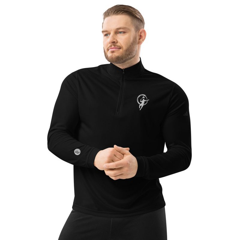 Pullover Adidas "Tennis" mit Viertel-Reißverschluss - Black Collection