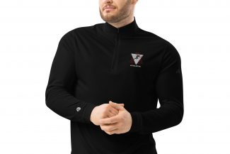 Pullover Adidas „Athletik“ mit Viertel-Reißverschluss – Black Collection