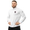 Pullover Adidas „Athletik“ mit Viertel-Reißverschluss – White Collection – Bild 2