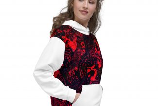 Unisex-Kapuzenpullover "Lava Fire" - Chris Bee