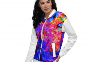 Chris Bee Unisex Bomberjacke „Field of Tulips“