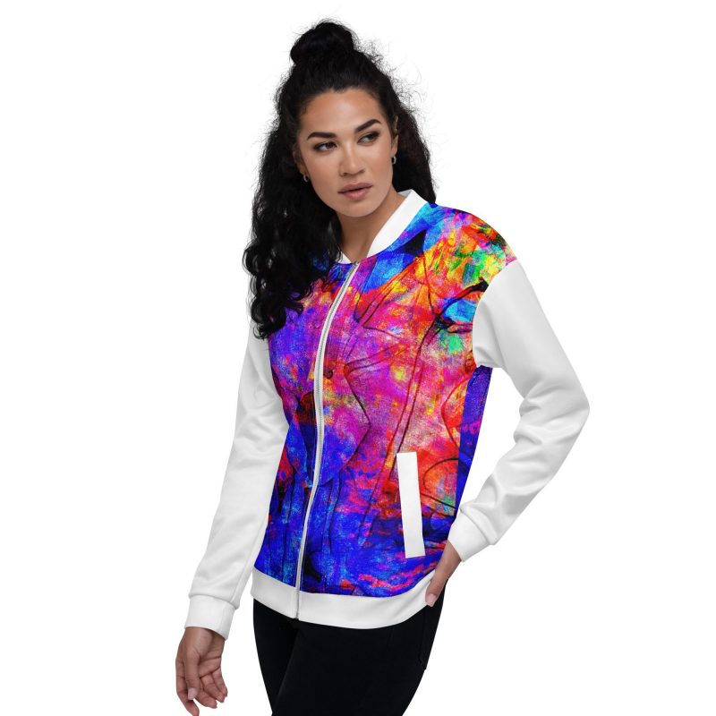 Chris Bee Unisex Bomberjacke „Field of Tulips“