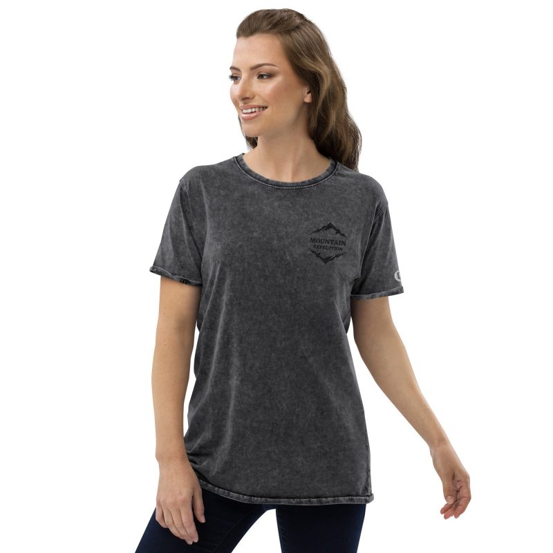 Chris Bee Unisex Denim-T-Shirt „Mountain Expedition“
