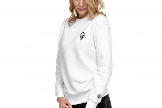 Chris Bee Unisex-Premium-Pullover "Tennis" - White Collection