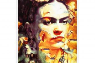 „Frida Kahlo“ Selbstporträt – gerahmtes Poster auf hochwertigem, mattem Papier