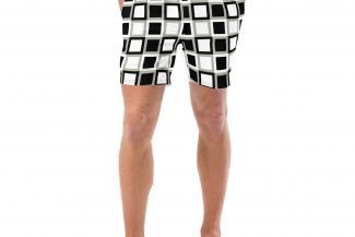 Herren Badehose mit Karomuster - recycelt - "Karo" Kollektion