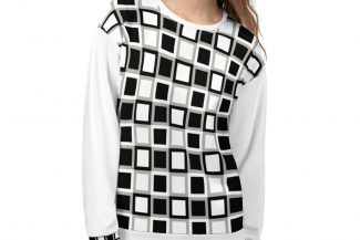 Recycelter Unisex-Pullover mit Karomuster - "Karo" Kollektion